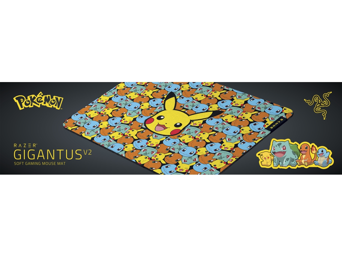 Tapete de Rato RAZER Gigantus V2 X Pokemon Kanto (360 x 275 x 3 mm)