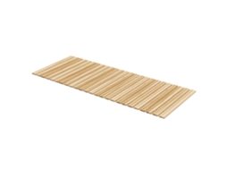 Degrau De Jardim Deslizante, Resistente Às Intempéries, Madeira De Abeto, 120 X 47 X 1 Cm, Natural