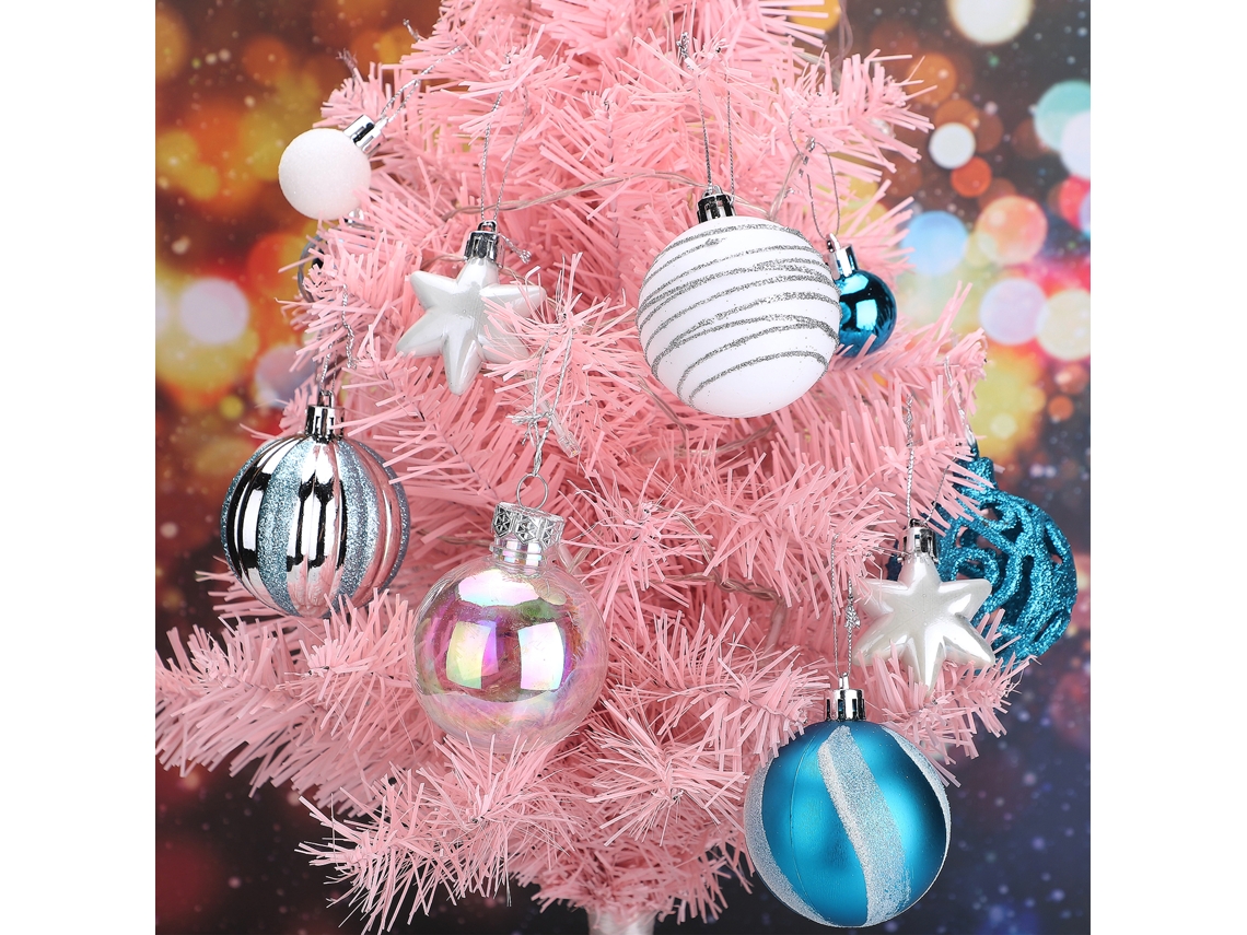 Bolas Decorativas Natal 42pcs Multicolorido Ouro Eletroplatado