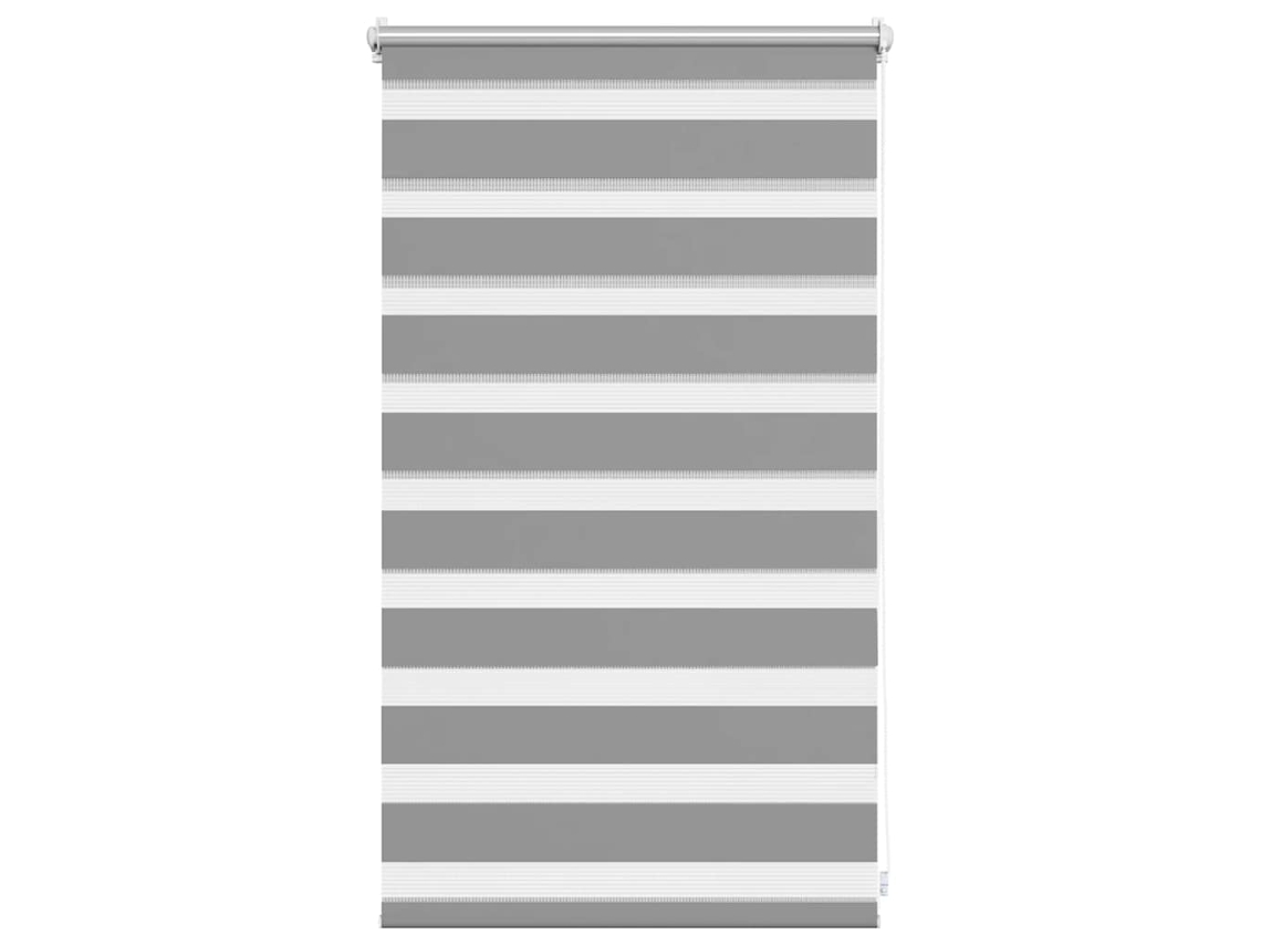 Cortina Zebra 50,9x100 Cm, Largura do Tecido 46,7 Cm, Cinza MAISON EXCLUSIVE