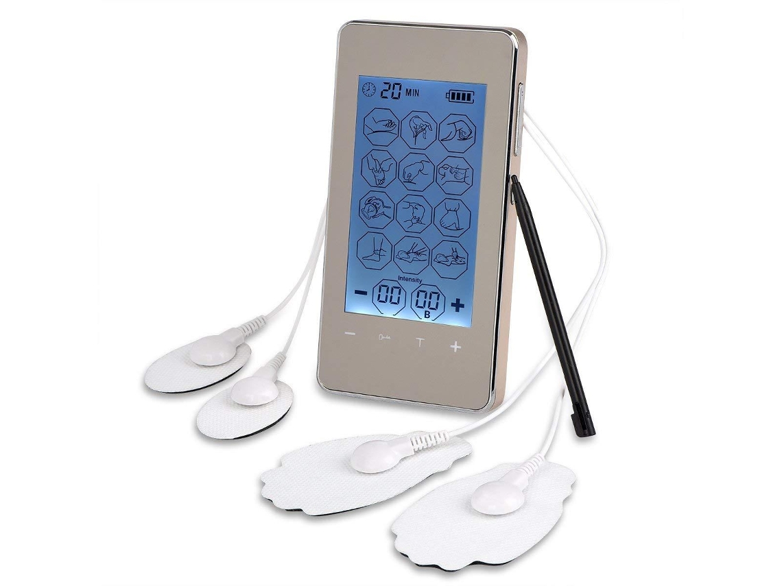 Elysve Massageador Elétrico Prateado 4,3 Polegadas, Recarregável Usb, Ajustável