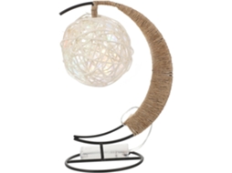 Luminária Decorativa de Vime, Abajur de Cabeceira para Quarto Romântico, Ambiente Aconchegante. SFUSHOS