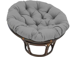 Almofada Papasan, Ultramacia E Espessa, Almofada Redonda E Aconchegante Para Cadeira, Ideal Para Uso Interno E Externo
