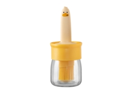 Frasco Doseador Com Pincel De Óleo Em Silicone - Recipiente Resistente Ao Calor Para Cozinha E Grelhados
