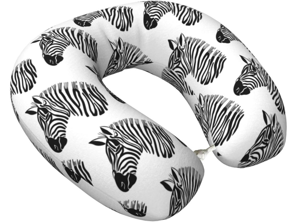 Travesseiro de Viagem Vosery Cool Zebra S/MARCA