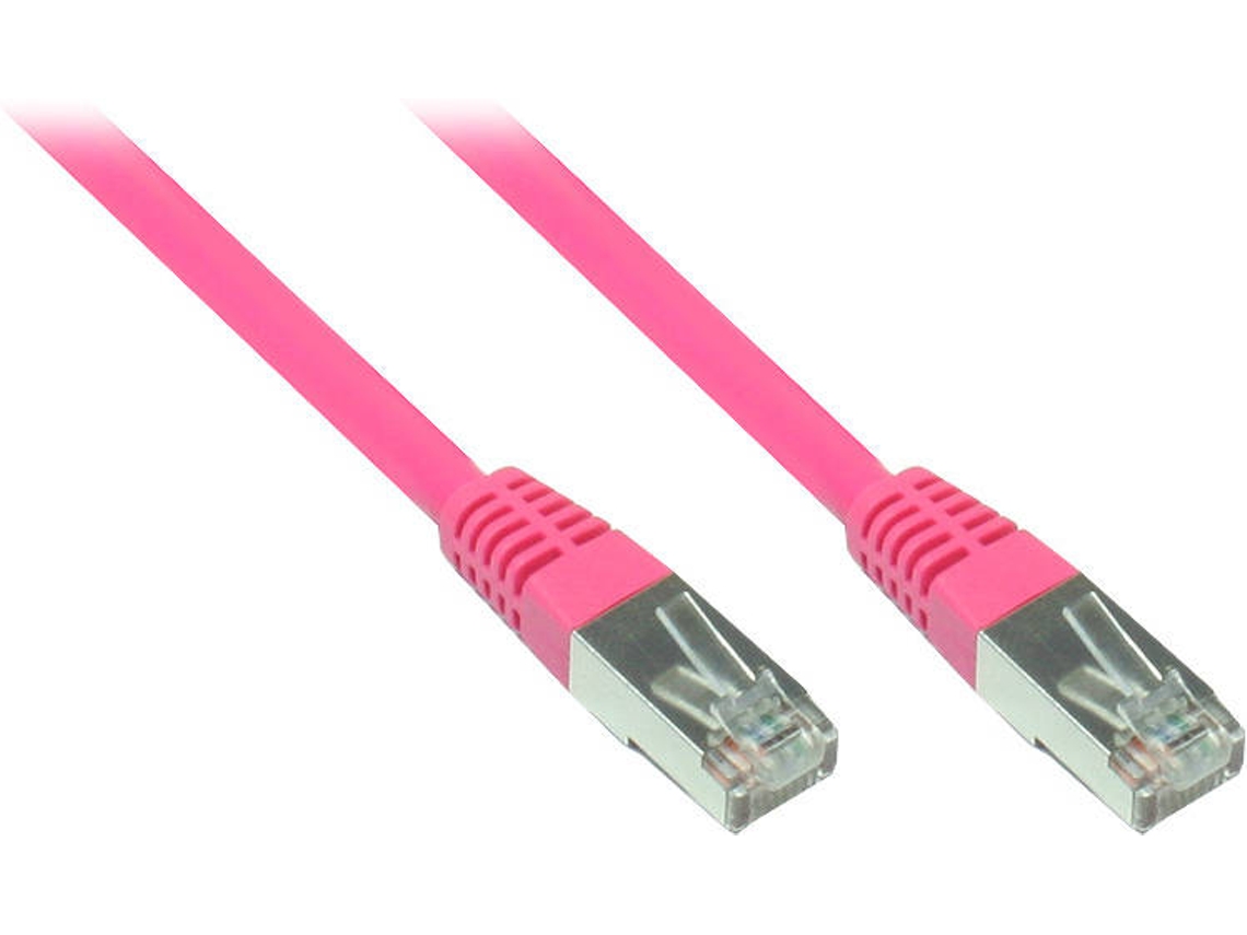 Cabo de Rede ALCASA (RJ45 - 3 m - Rosa)