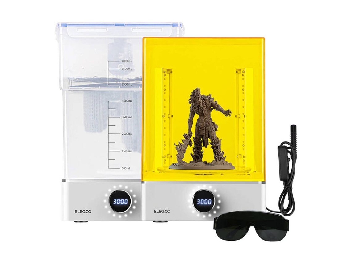 Kit de limpeza e cura para impressão 3D Elegoo Mercury XS para impressoras 3D
