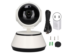 Câmera de Segurança Inteligente Sem Fio Wifi Interior com Áudio Bidirecional Us Plug 100 240v