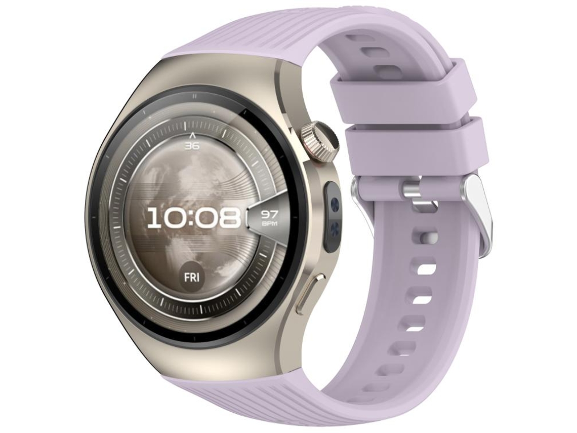 Bracelete para Huawei Watch Gt 5 / Gt 4 Couro com Fivela de Pino e Textura de Bambu Marrom Escuro XIAOMOYU