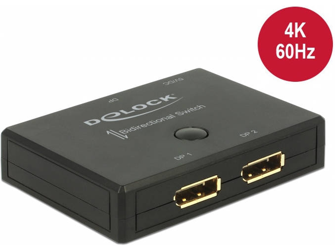 Comutador de vídeo DELOCK DisplayPort