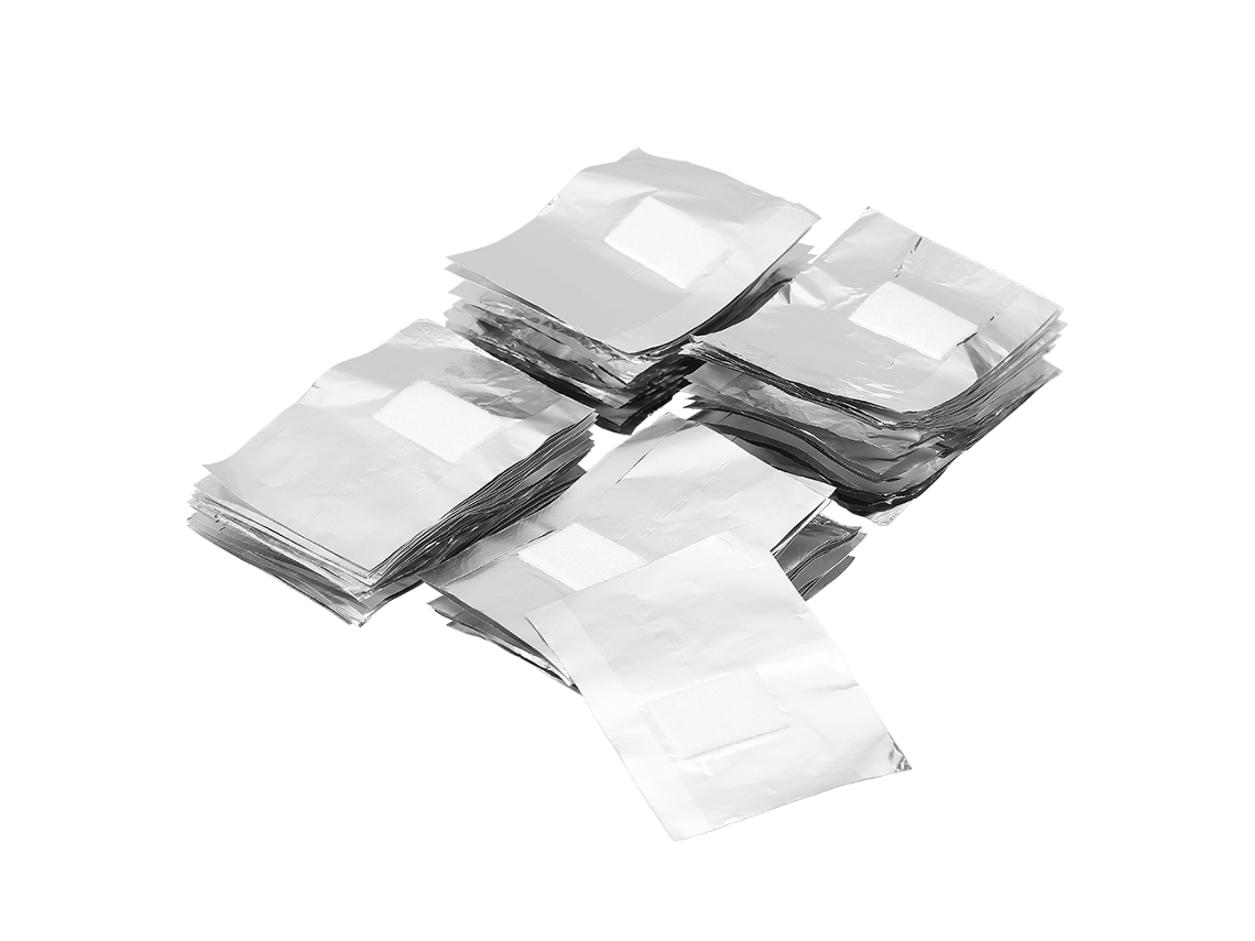 100pcs Bolsa Envoltórios De Alumínio Para Remoção De Esmalte De Unhas Soak Off Profissionais
