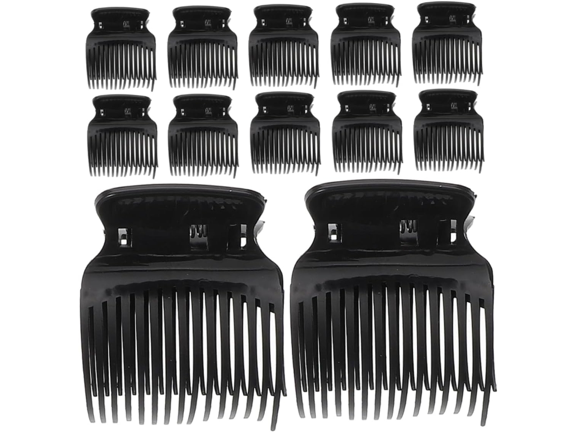 Smasolo Conjunto De 12-presilhas Cabelo Com Isolamento Térmico Para Proteção E Modelagem, Ideal Para Mulheres E Meninas
