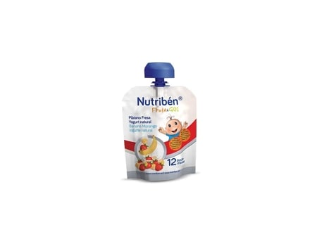 Nutriben fruit & go Banana morango e iogurte 90g