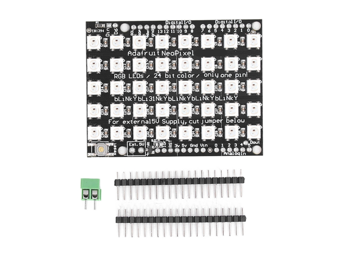 Placa de Desenvolvimento de Luz RGB WS2812b 5050 com Controlador 5v S/MARCA