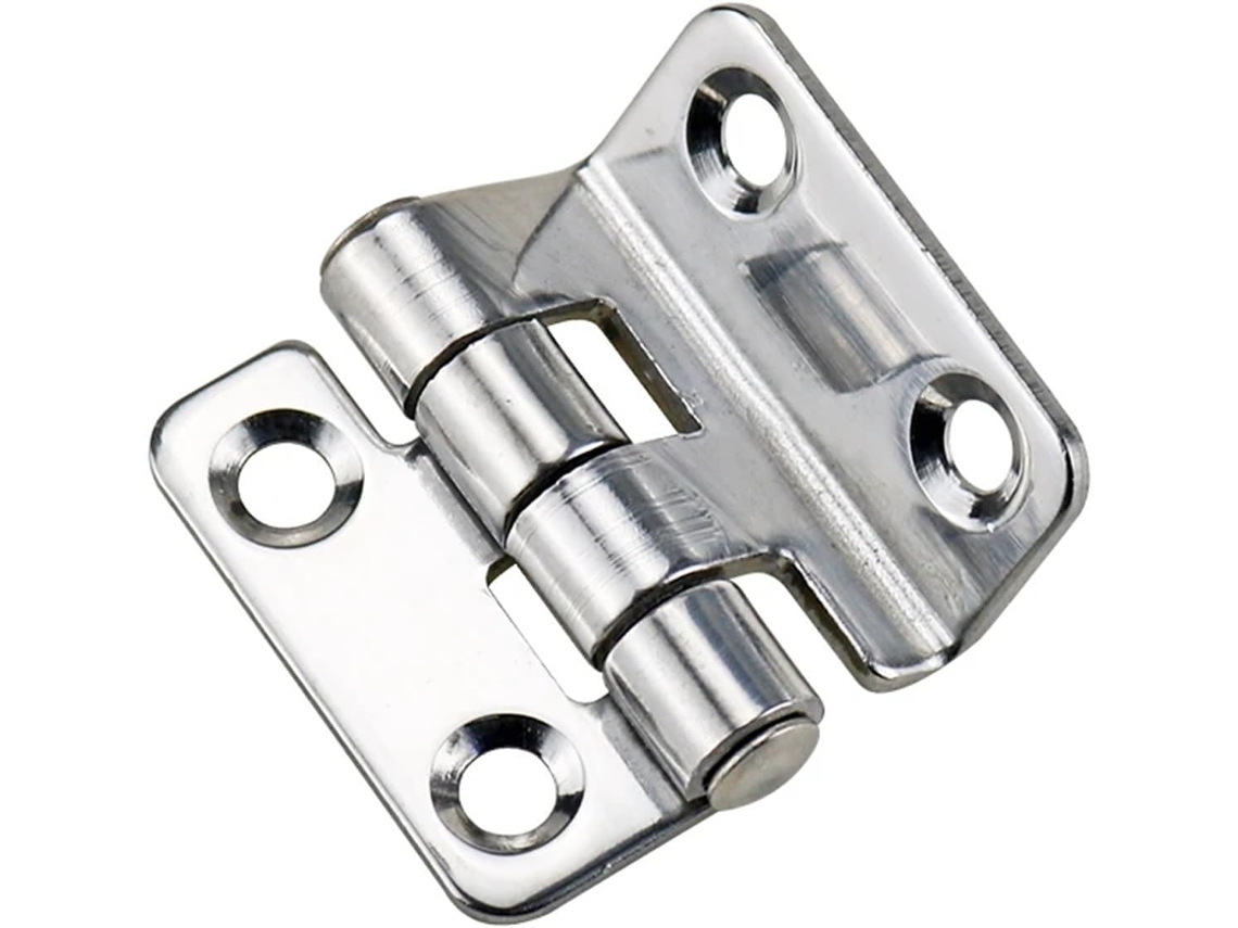 Dobradiça De Aço Inoxidável 304com Ângulo Reto Para Portas Armários Instrumentação Industrial 1 Unidade