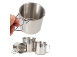 Conjunto 4 Copos Inox 304 Camping Portátil