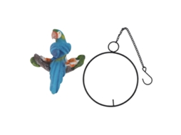 Ornamento de Papagaio Pendente Resina S/MARCA