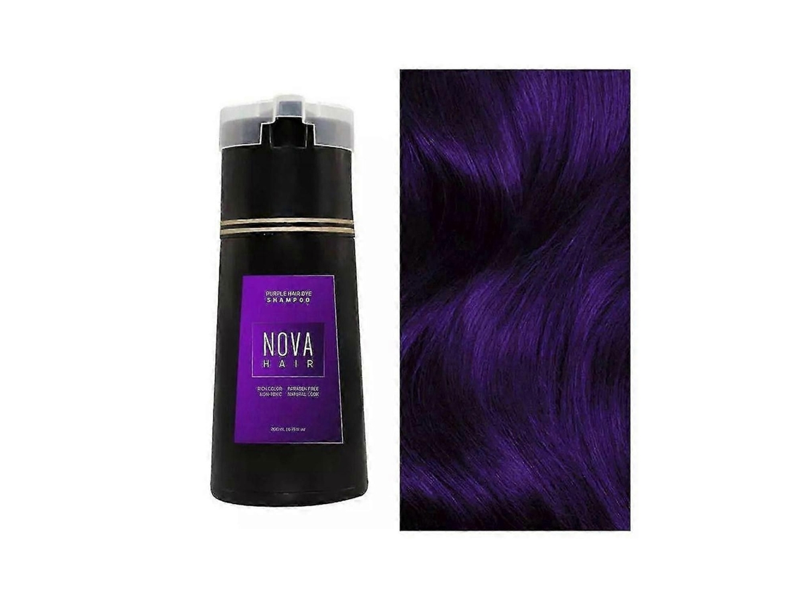 Shampoo Tingidor De Cabelo Nova, Aplicação Rápida E Fixação Suave