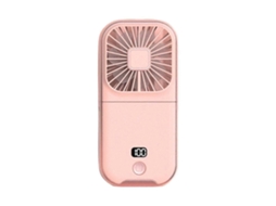 Ventilador De Pescoço Portátil Dobrável, Mini Com Bateria Recarregável, Mão Co M Bateria.