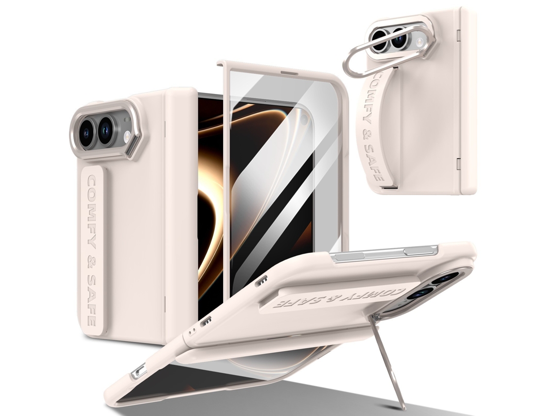 Capa Hibbent Para Iphone Duo (branco-sujo)