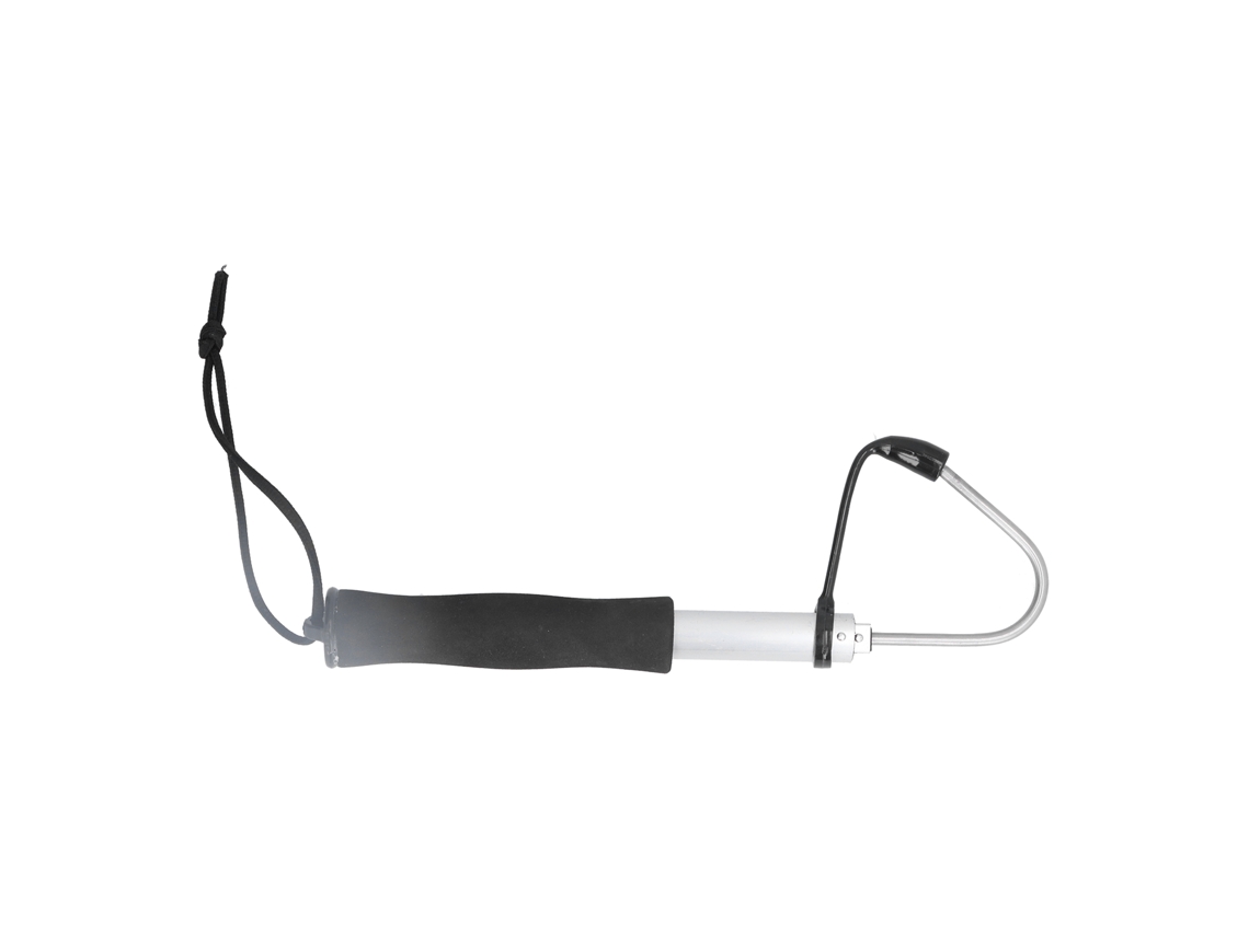 Gaff De Pesca Telescópica De Aço Inoxidável Com Alça Anti-derrame E Capa Protetora 28-60cm