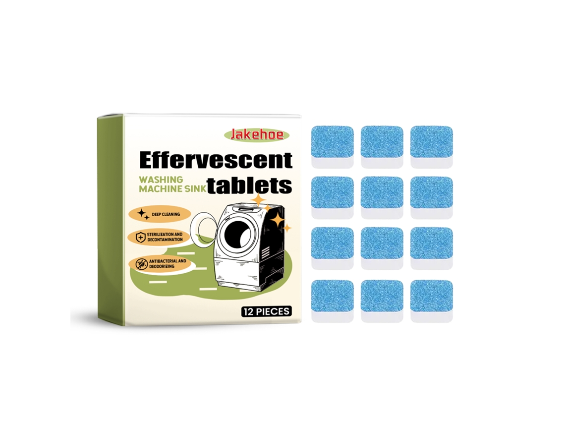 Tabletes Efervescentes Limpeza Tanque Lavadora