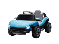 Carro Elétrico Infantil Vw E buggy 98x56,5x47 Cm Azul (12v, 2.4g Controlo Remoto, Faróis Led, Música, Usb)