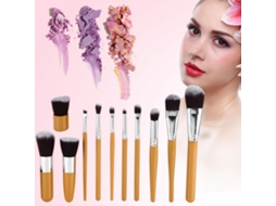 Kit Pincéis Maquiagem Sombras Corretivo