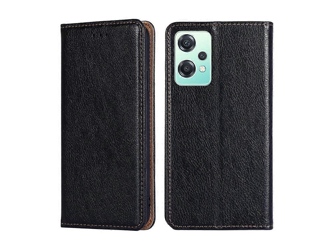 Capa De Celular Em Couro Magnético Com Acabamento Brilhante E Cor Sólida Para Oppo K10x 5g
