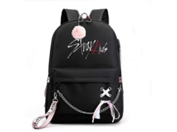 Mochila Stray Kids Anime, Para Uso Diário, Escolar Aquaforge