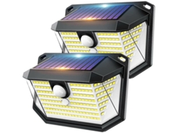 Lâmpada Solar Externa 202 Lâmpadas com Sensor ZYBLSSBB