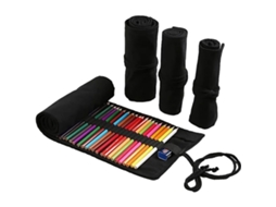 Estojo para Lápis, Organizador, Preto AQUAFORGE