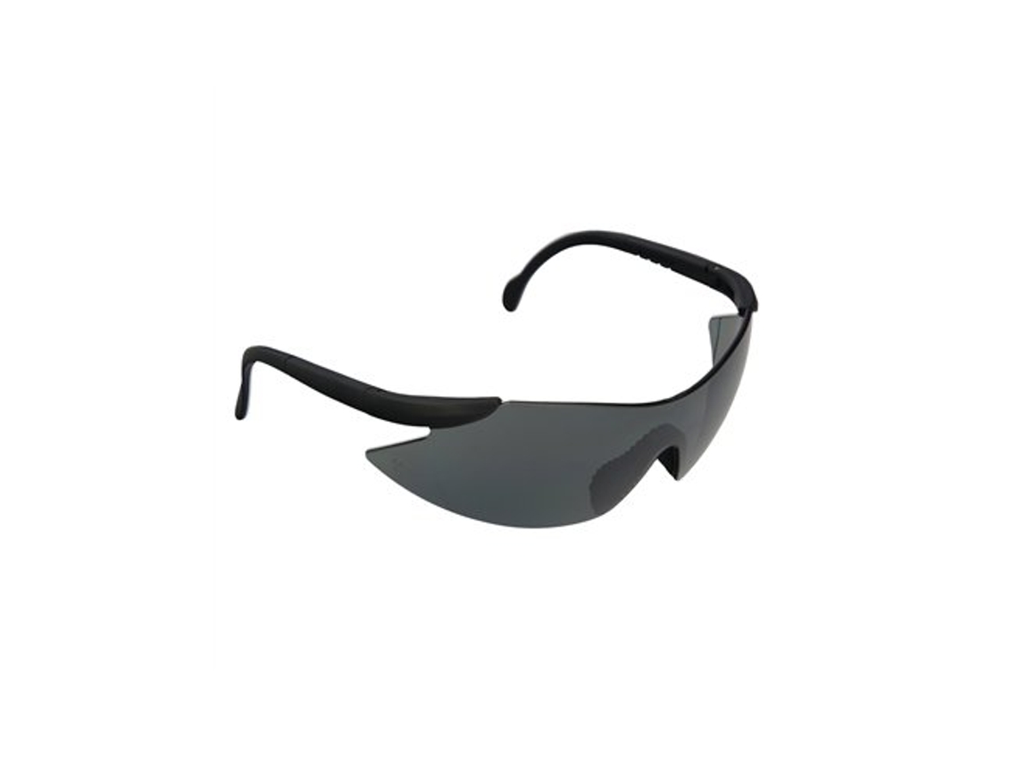 Óculos De Proteção En166 Ventilados Com Hastes Pretas Ajustáveis Wolfpack Linea Profesional