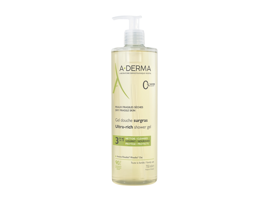 Gel de banho ultra rico 3 em 1 na Derma