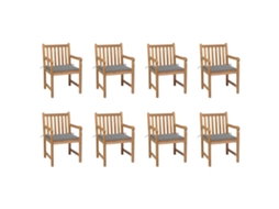 Garden Chair, Garden Chairs Vidaxl Cinzeto Madeira (n/a)