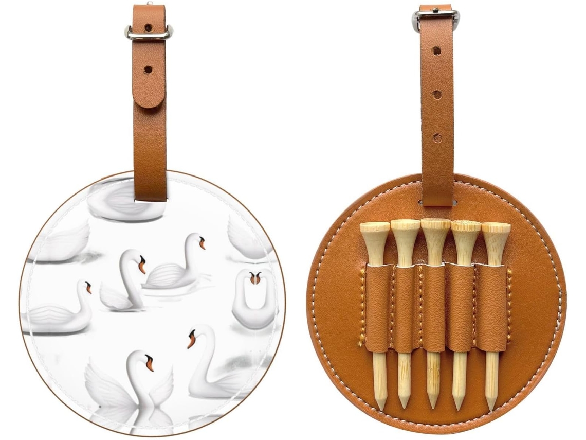 Bolsa para Tees de Golfe , Elegante e Prática Fácil de Transportar e Mais Eficiente para Jogar Golfe.