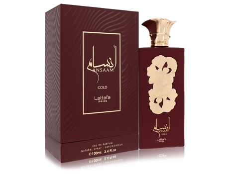 Perfume Feminino LATTAFA Pride Ansaam Gold LATTAFA Eau de Parfum Unisex 3.4 Oz For Women 100 Ml