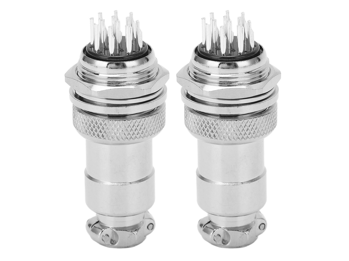 Conectores Aéreos 12 Pinos Plug E Socket 20mm