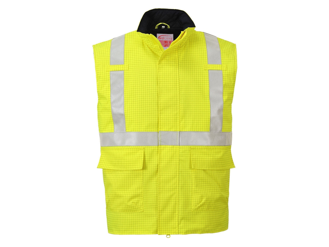 Colete Térmico Bizflame Rain: Alta Visibilidade E Proteção Laranja / S