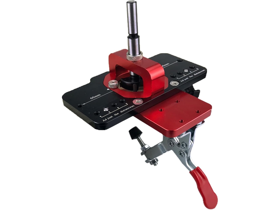Dobradiça Oculta Para Porta De Armário 35 Mm Com Grampos, Adaptador