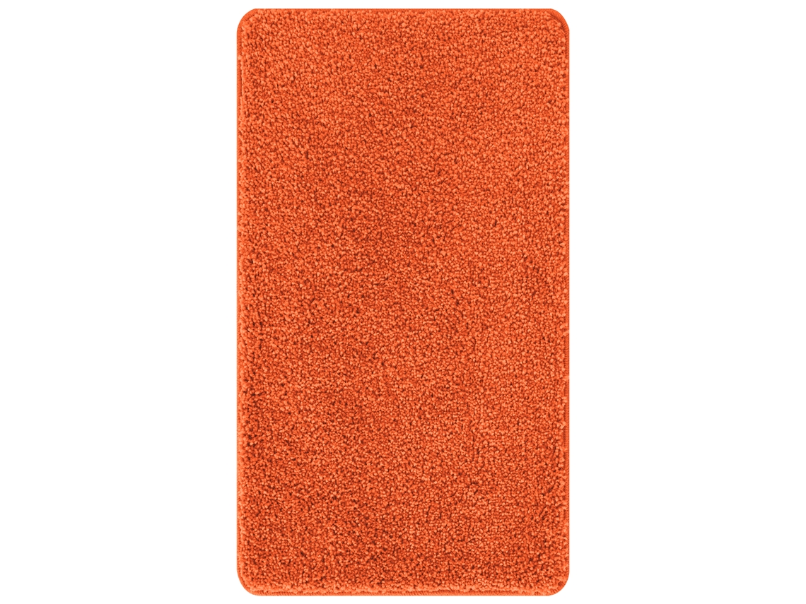 Conjunto 1 Tapete De Banho Antiderrapante Vidaxl Laranja Polipropileno (70 X 120 Cm)