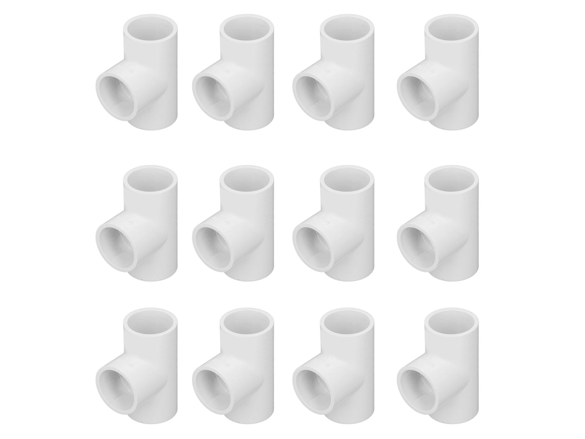 Conectores Tee De Pvc 25mm 12 Unidades