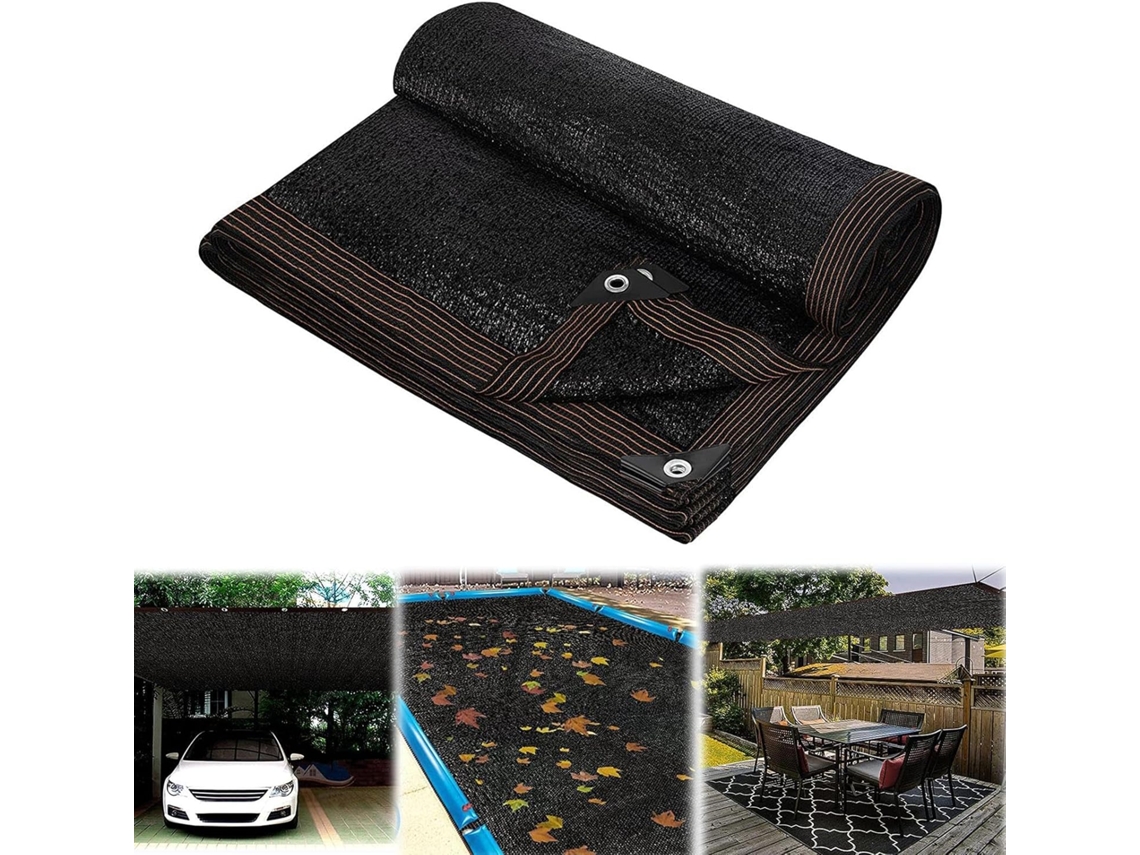 Cobertura Retangular Para Piscinas Enterradas, Cobertura De Malha A-bove Para Impedir A Entrada De Folhas.