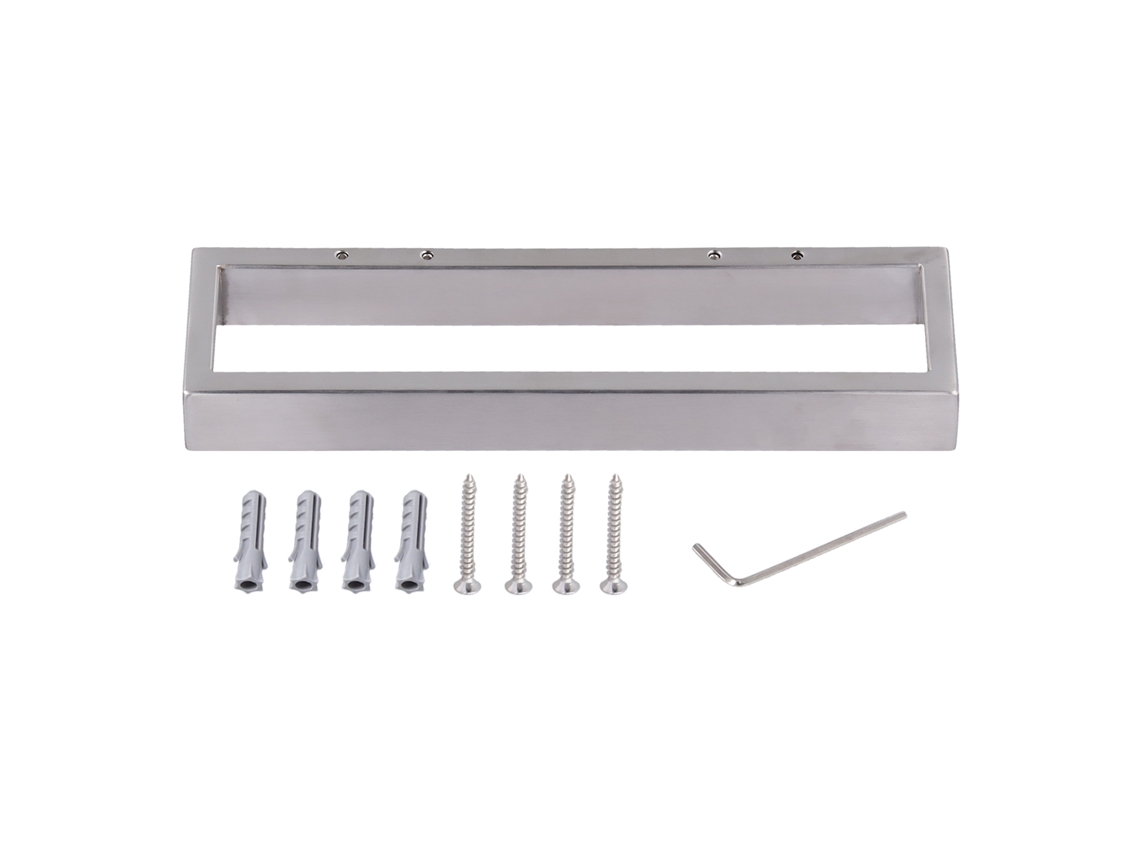 Rack De Toalha Aço Inoxidável Apoio Parede Barra Grossa
