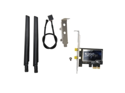 Placa De Ethernet Pcie 300mbps 2.4g 867mbps 5g Bt Adaptador De Rede Gigabit Para Desktop