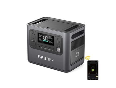 Estação De Energia Aferiy Af P210 2400w 2048wh Lifepo4 Battery With Pure Sine Wave Inverter, Solar Generator For Home Backup Fozuanei