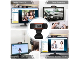Câmera Web 720p Usb Com Microfone Para Streaming Ao Vivo, Ensino Online, Chamadas De Vídeo, Conferências E Jogos