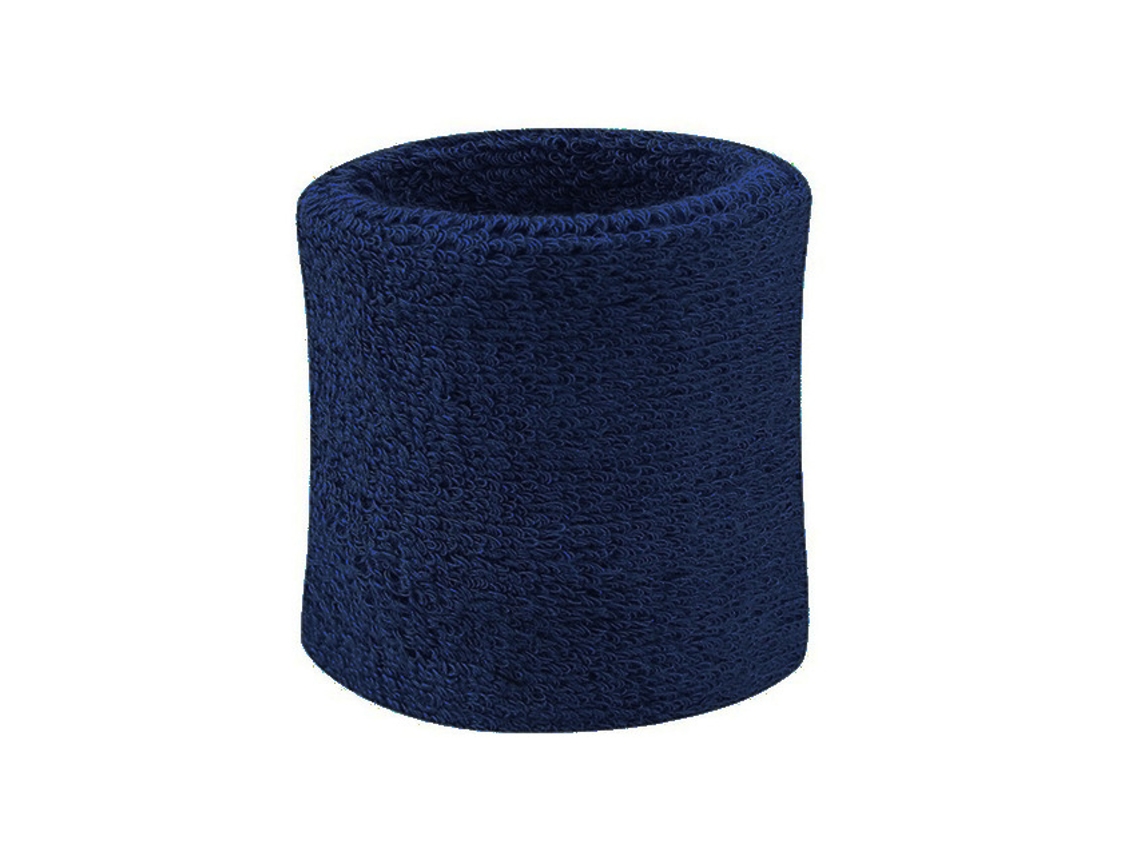 Faixas De Pulso - Tornozeleiras Curtas 8cm Pacote Duplo Azul Escuro-aquaforge