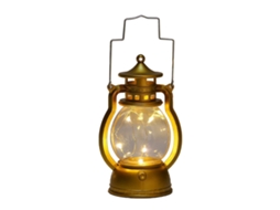 Lâmpada De Óleo Vintage Pequena Laxiscreed Com Luz De Led E Luminária Prática, Funciona Com 3 Pilhas Ag10