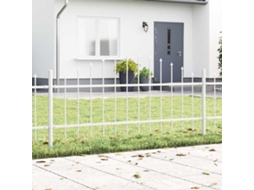 Vidaxl Cerca Para Jardim Woerden 2 Unid. 170 X 115 Cm Branco